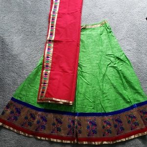 Traditional skirt with dupatta